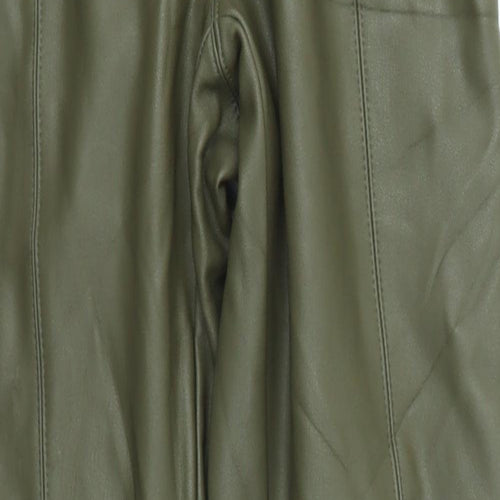 Topshop Womens Green   Trousers  Size 8 L26 in