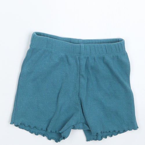 George Girls Blue   Cropped Trousers Size 3-6 Months