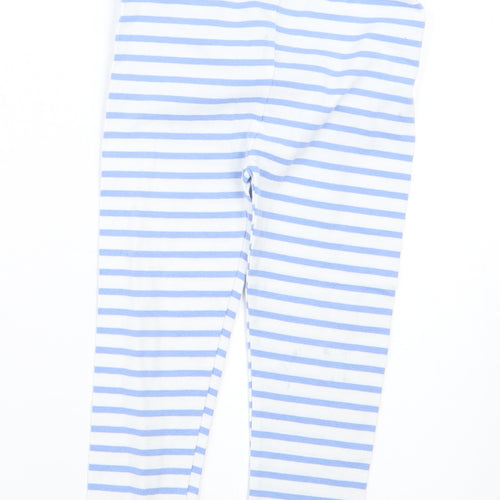 TU Girls Purple Striped  Carrot Trousers Size 3-4 Years