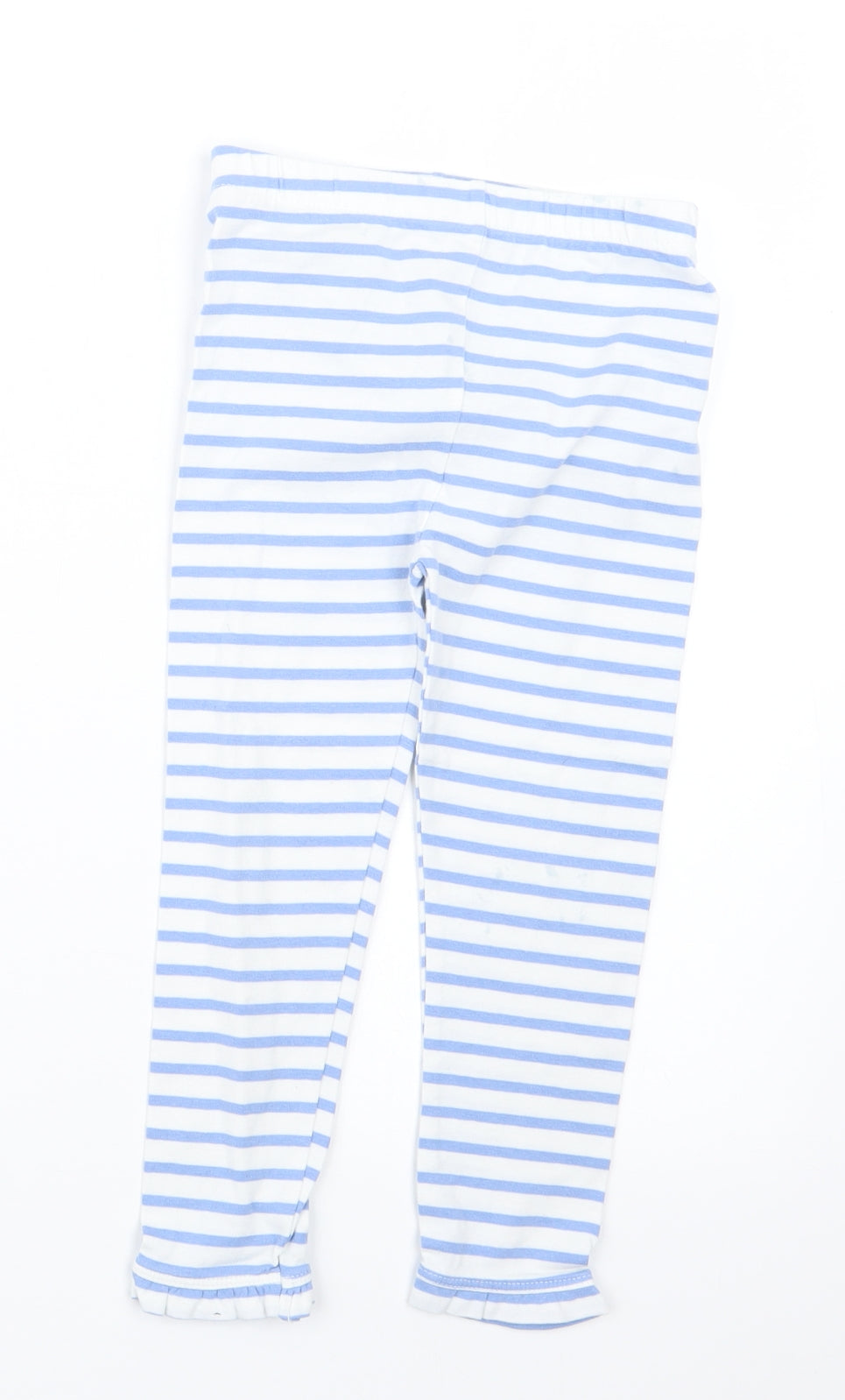 TU Girls Purple Striped  Carrot Trousers Size 3-4 Years