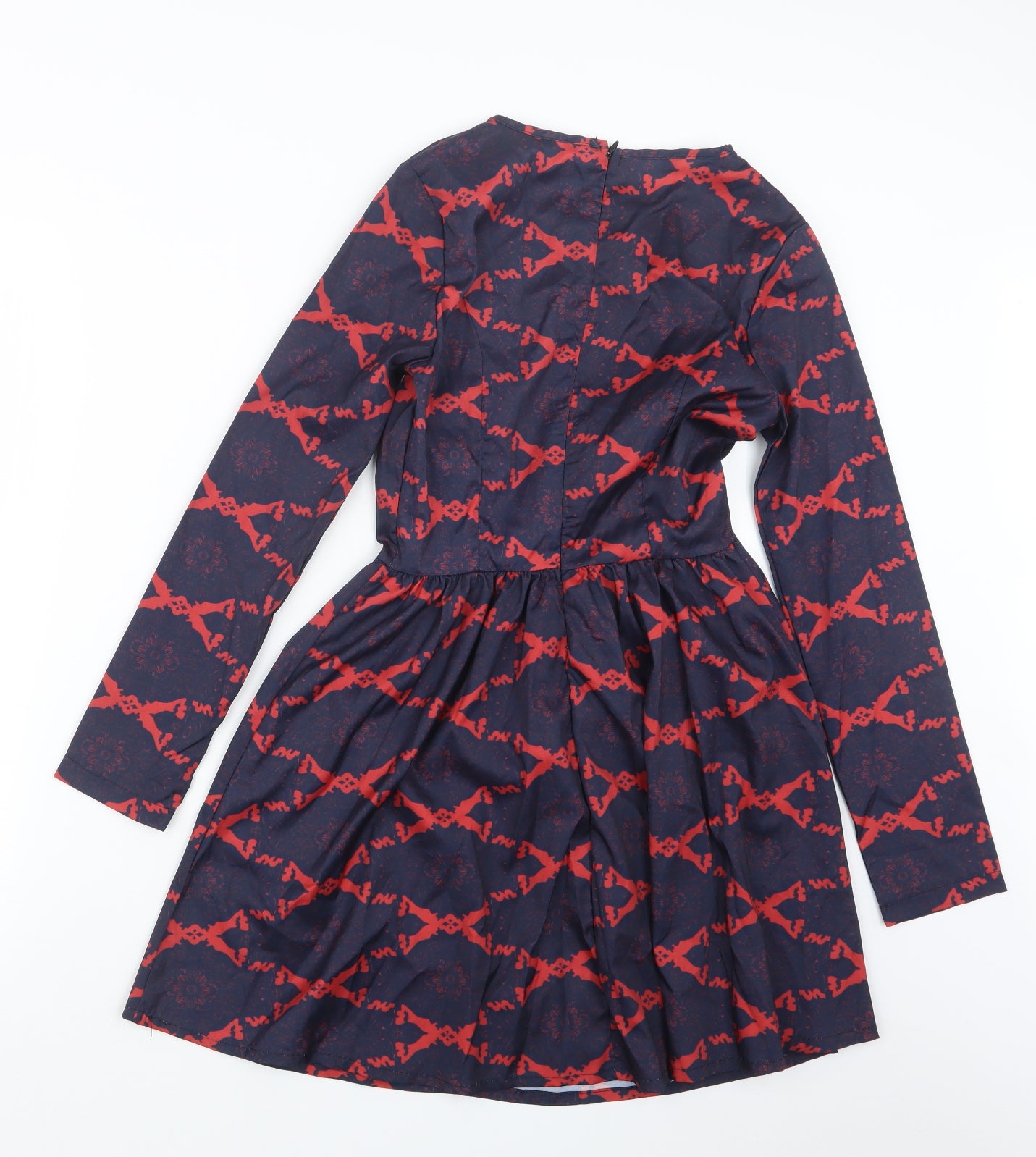 Preworn Womens Blue Geometric  Mini  Size S