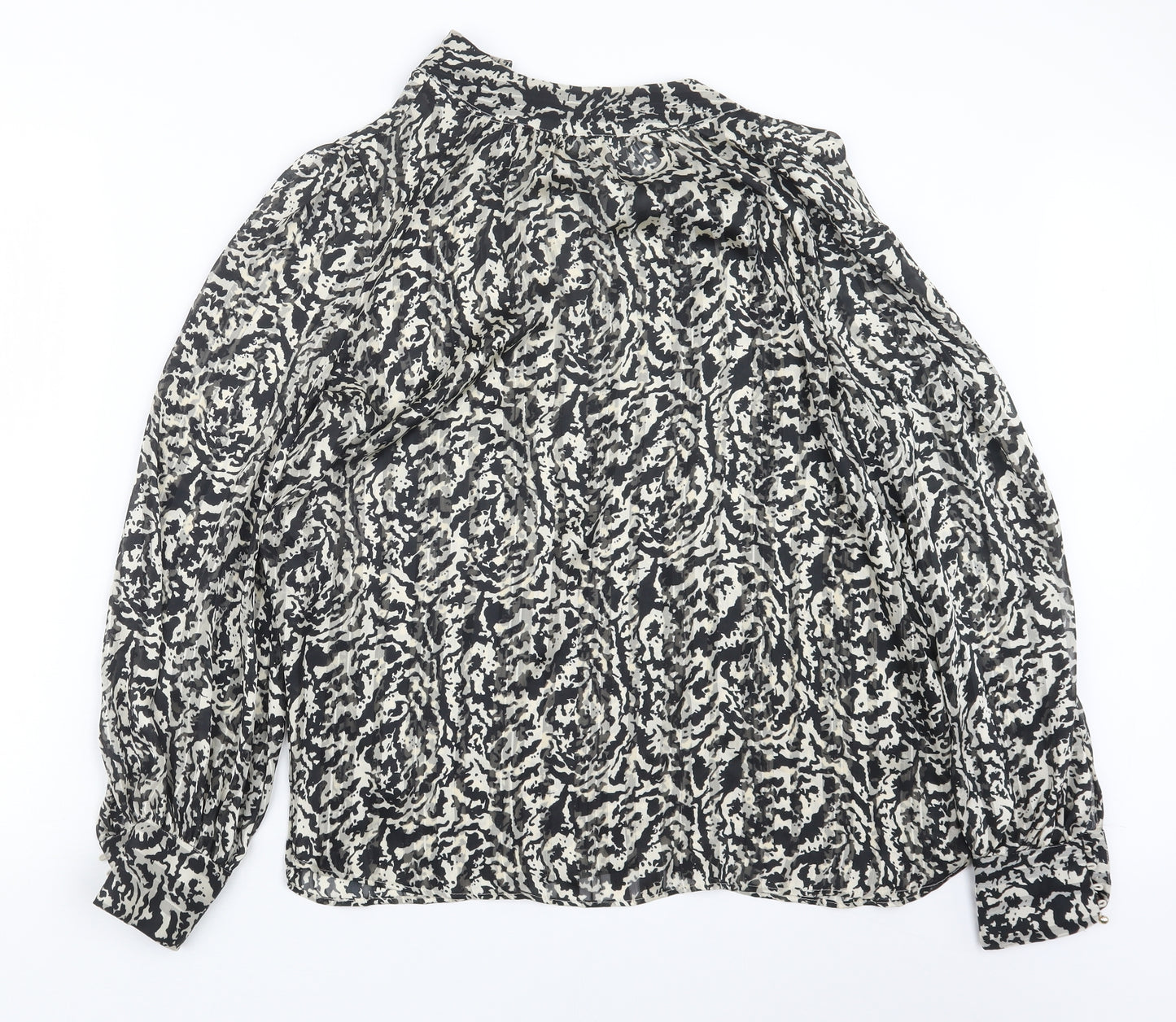 H&M Womens Black   Basic Blouse Size M