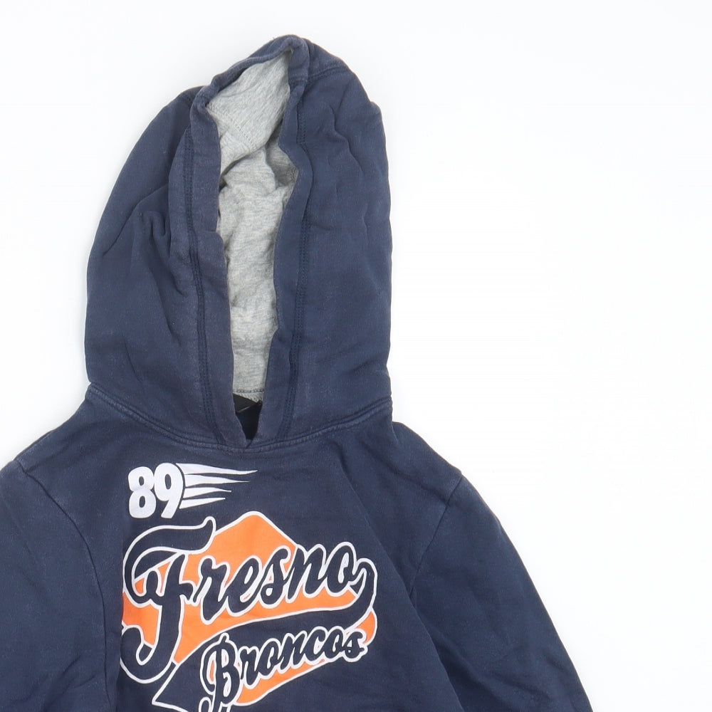 George Boys Blue   Pullover Hoodie Size 6-7 Years