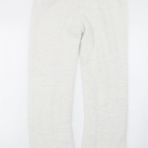 Primark Womens White Geometric  Capri Lounge Pants Size 10