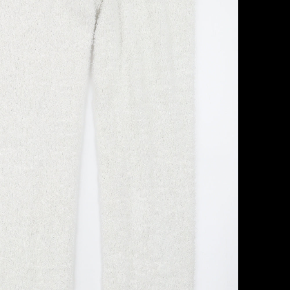 Primark Womens White Geometric  Capri Lounge Pants Size 10