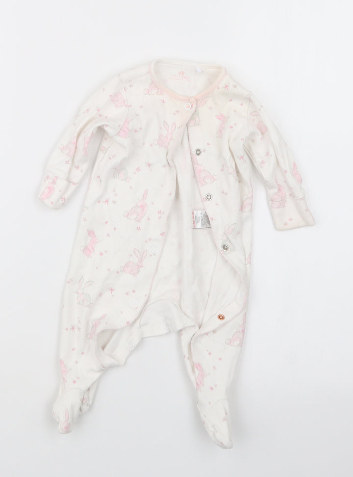 NEXT Girls Pink Geometric Babydoll One Piece Size 3-6 Months