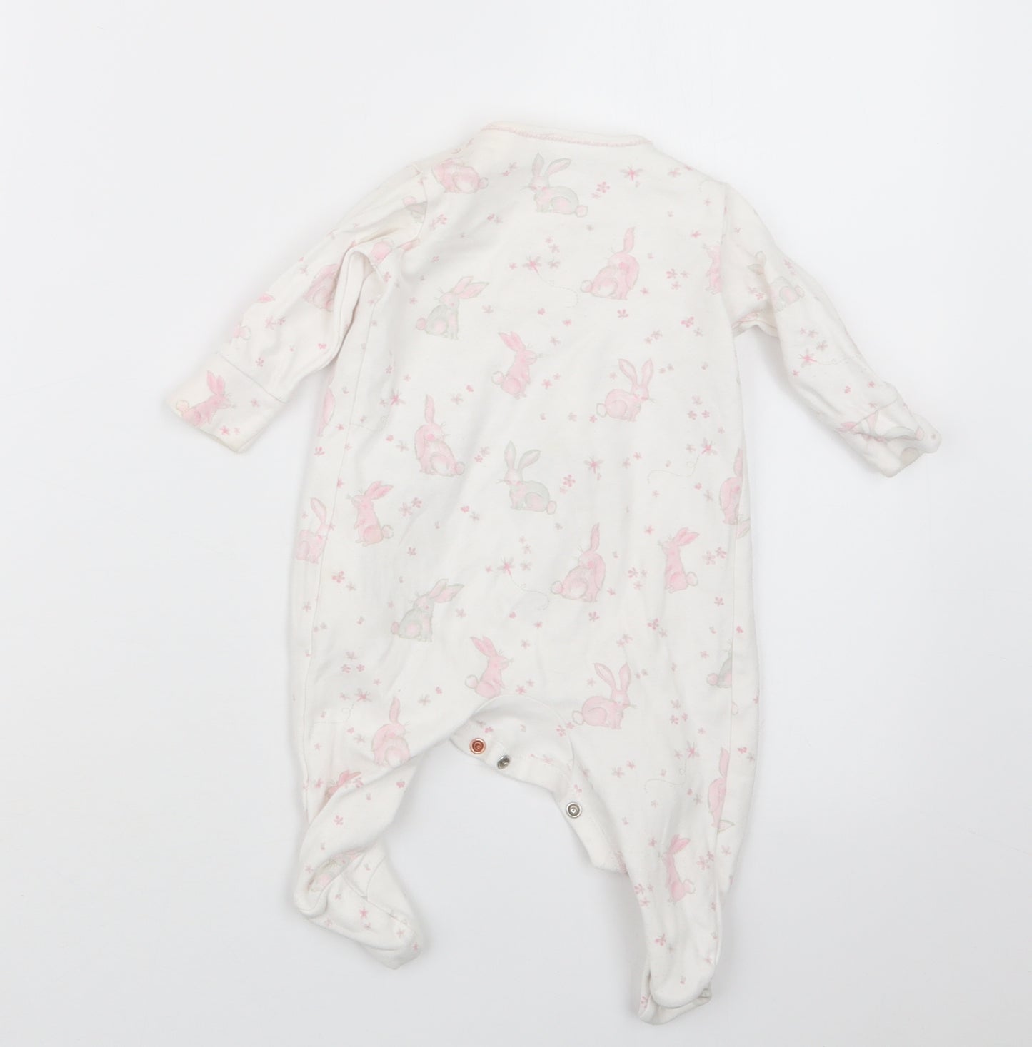 NEXT Girls Pink Geometric  Babydoll One Piece Size 3-6 Months