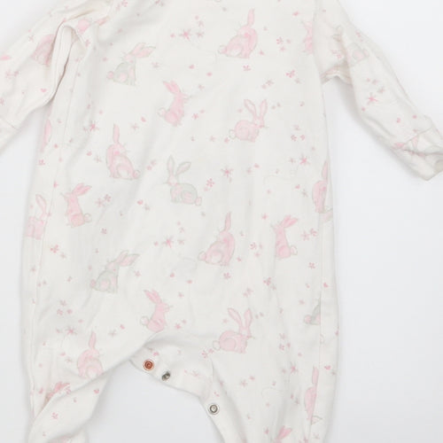 NEXT Girls Pink Geometric  Babydoll One Piece Size 3-6 Months