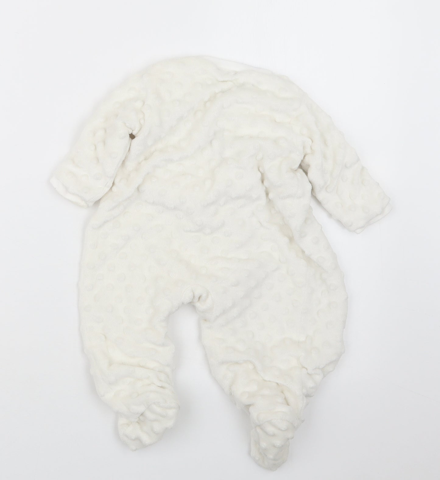 kyle&deena Girls White   Coverall Outfit/Set Size 6-9 Months