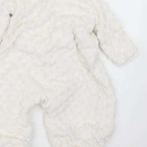 kyle&deena Girls White   Coverall Outfit/Set Size 6-9 Months