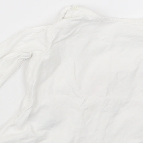 Matalan Girls White   Basic T-Shirt Size 3-6 Months