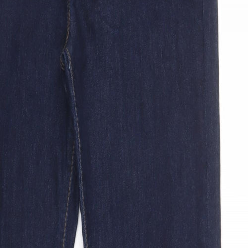 Denim Co. Womens Blue  Denim Bootcut Jeans Size 16 L33 in