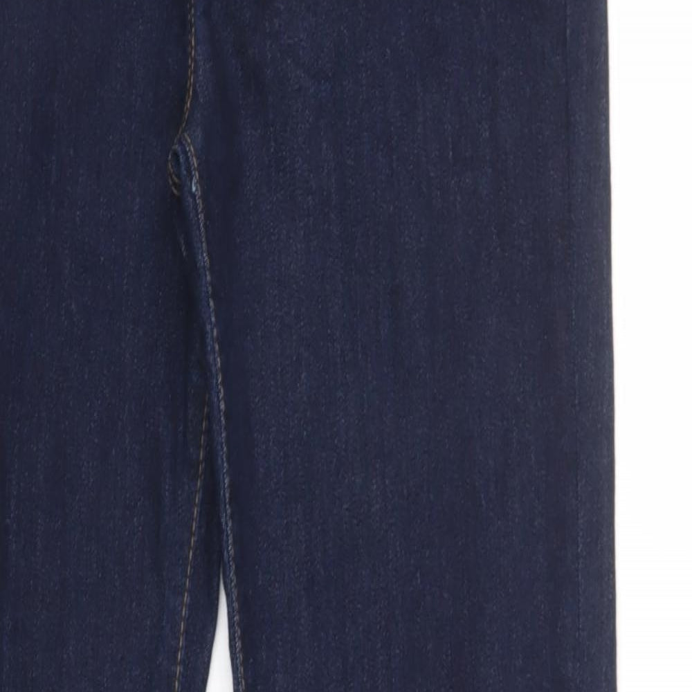 Denim Co. Womens Blue  Denim Bootcut Jeans Size 16 L33 in