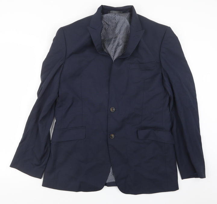 Marks and Spencer Mens Blue   Jacket Suit Jacket Size 36