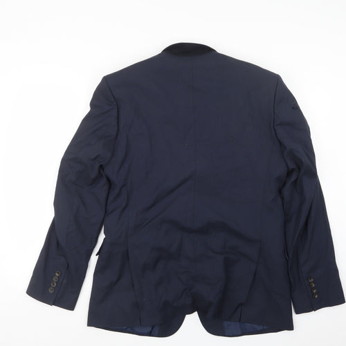 Marks and Spencer Mens Blue   Jacket Suit Jacket Size 36