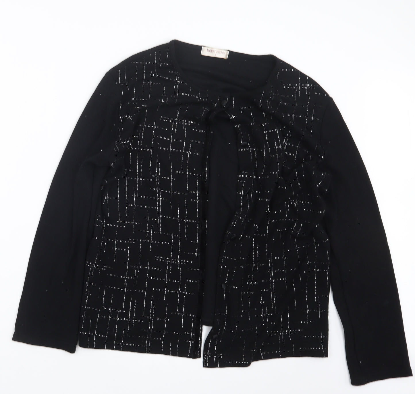 Bonmarché Womens Black   Cardigan Jumper Size M