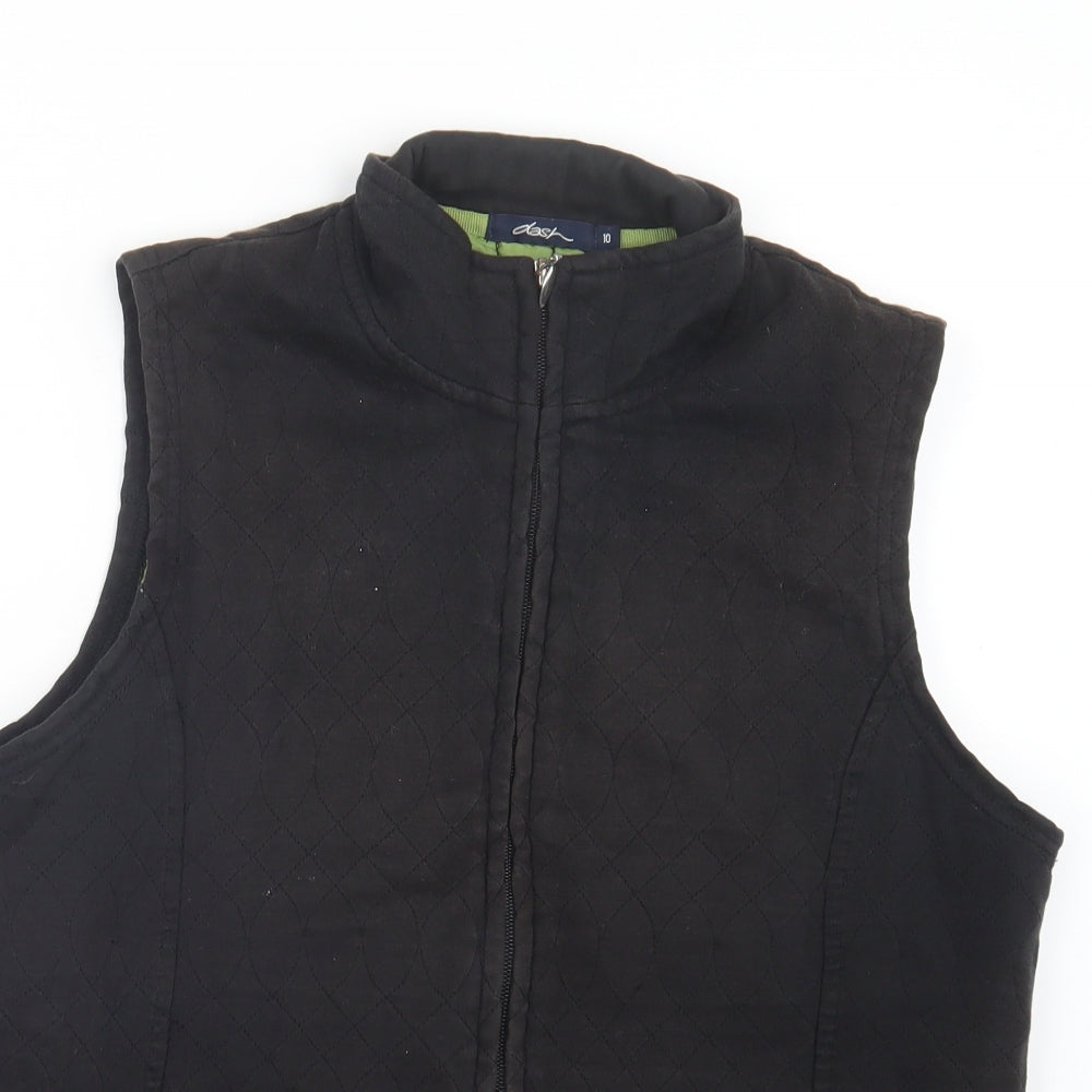 DASH Womens Brown   Gilet Jacket Size 10