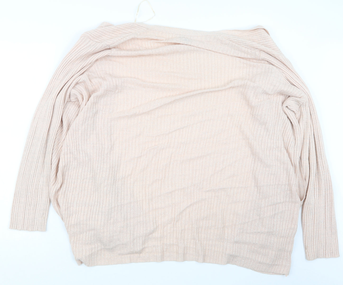 Preworn Womens Pink   Cardigan Jumper Size 22
