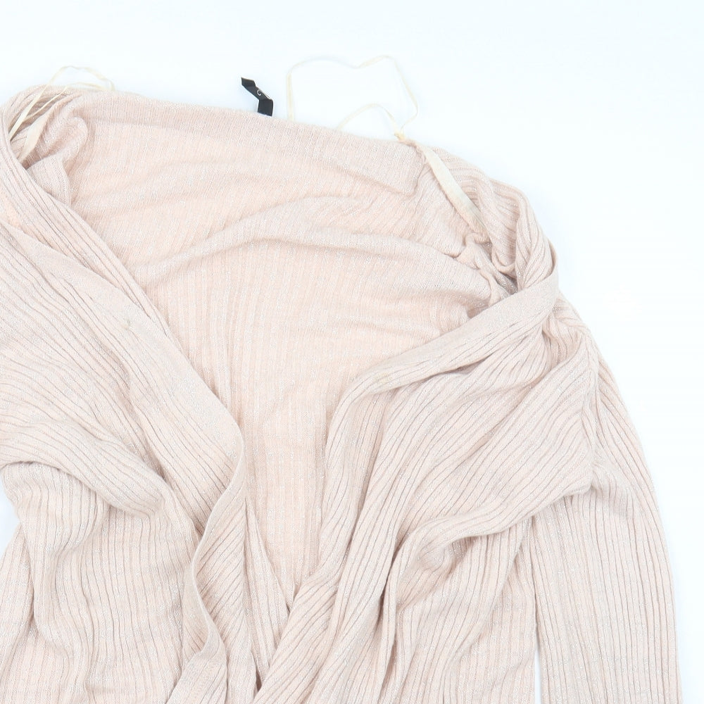 Preworn Womens Pink   Cardigan Jumper Size 22