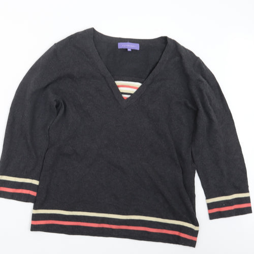 Autonomy Womens Grey   Pullover Jumper Size 18