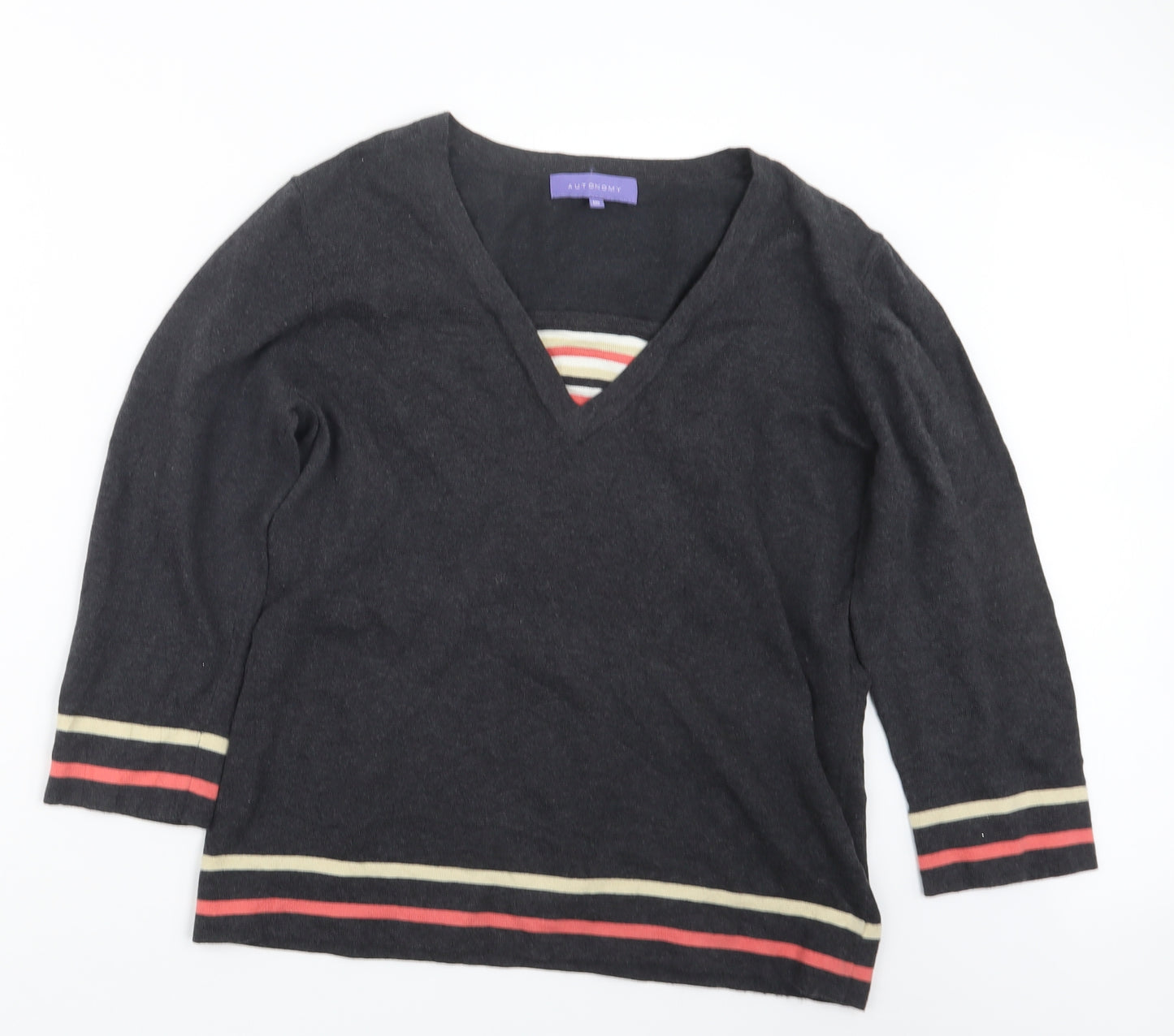Autonomy Womens Grey   Pullover Jumper Size 18