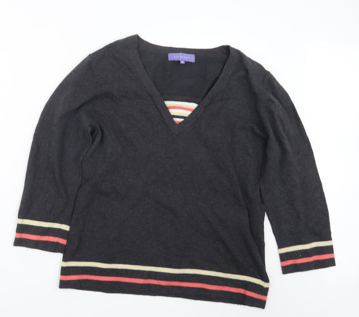 Autonomy Womens Grey   Pullover Jumper Size 18