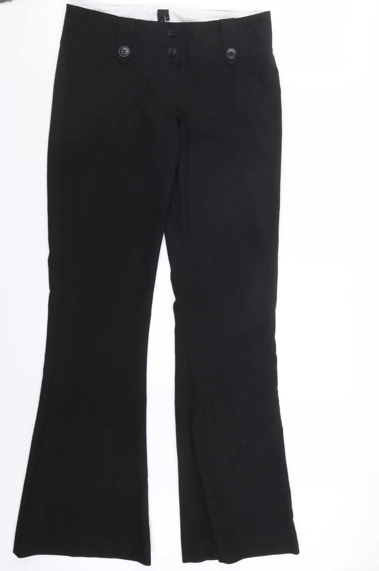 Topshop Womens Black   Trousers  Size 10 L31 in