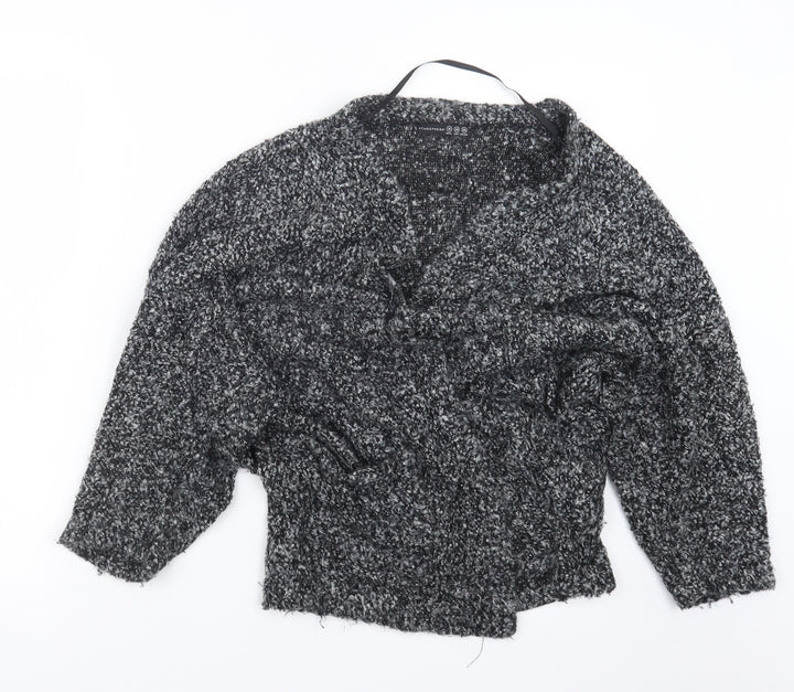 Atmosphere Womens Black Knit Cardigan Jumper Size 10