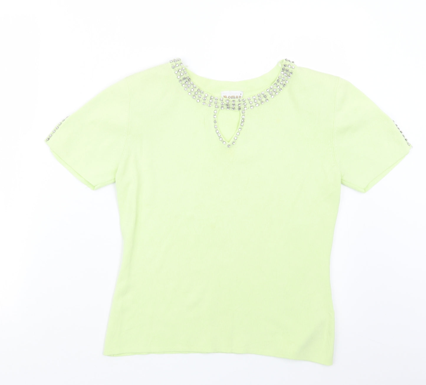 Roman Womens Green   Pullover Jumper Size S