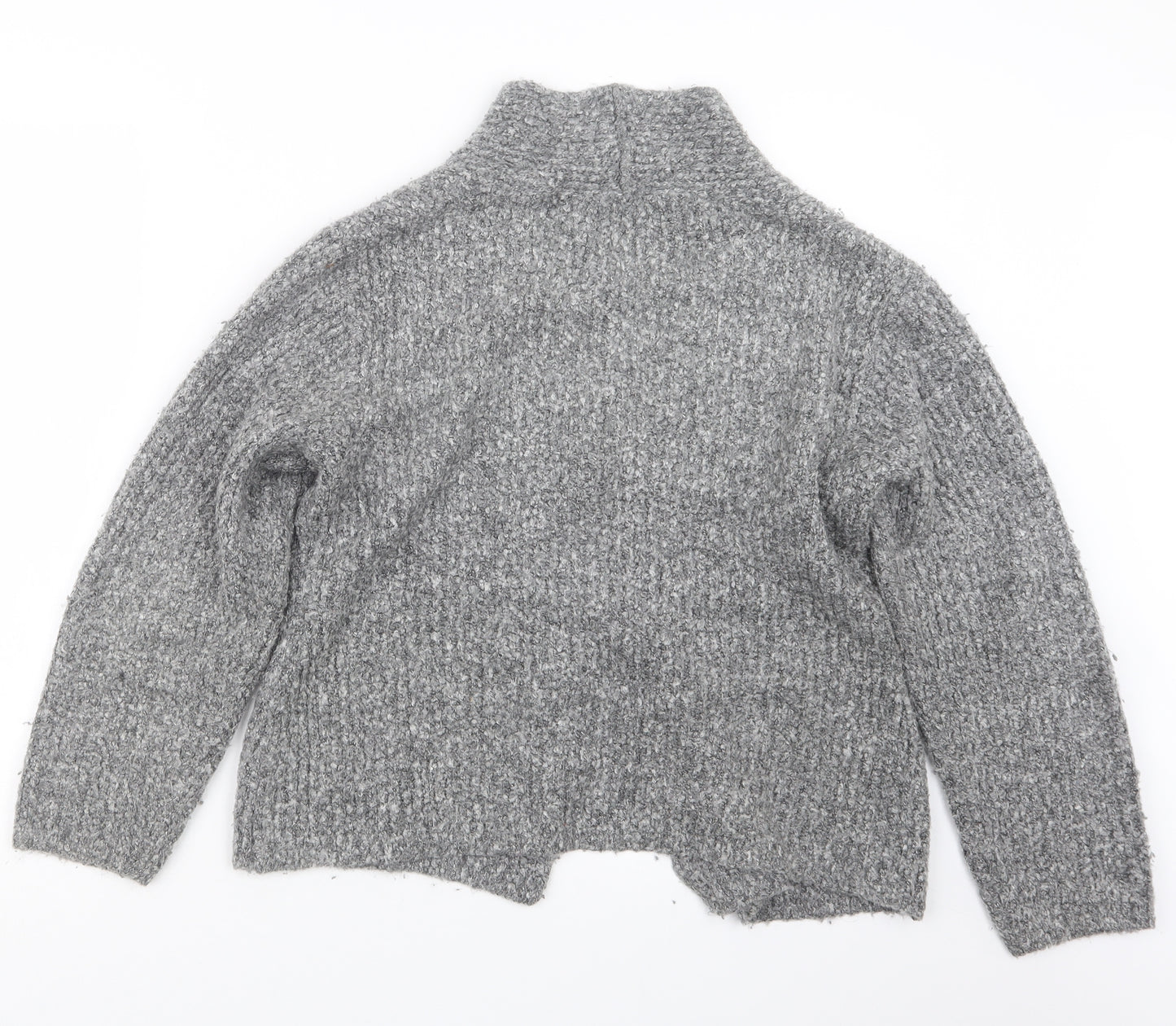 Marks and Spencer Womens Grey  Knit Cape Jumper Size 12