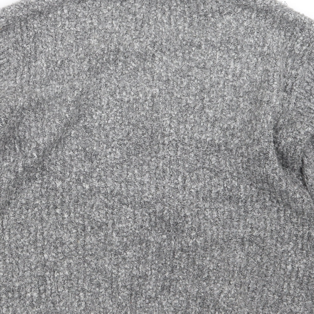 Marks and Spencer Womens Grey  Knit Cape Jumper Size 12