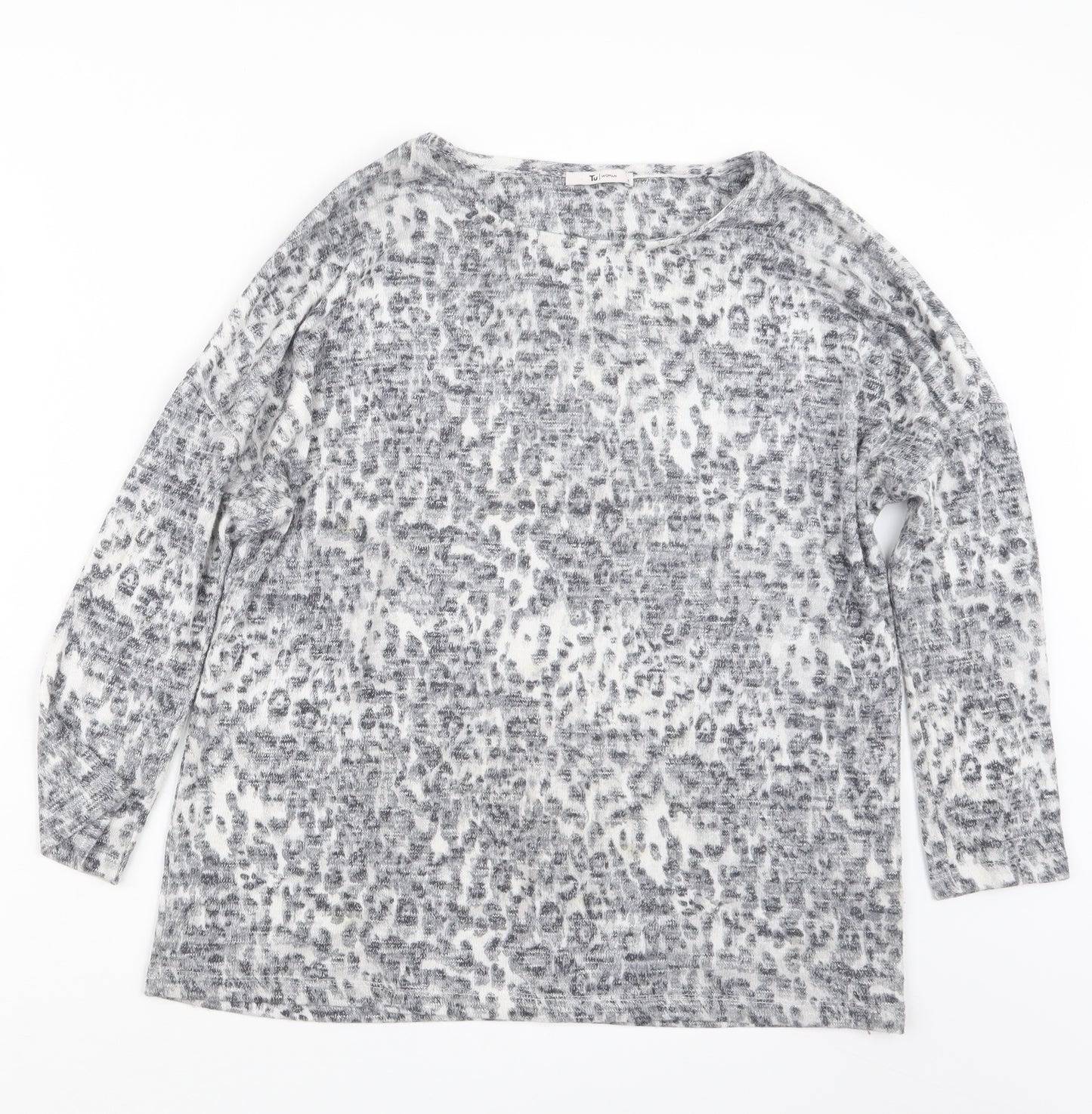 TU Womens Grey   Pullover Jumper Size 12