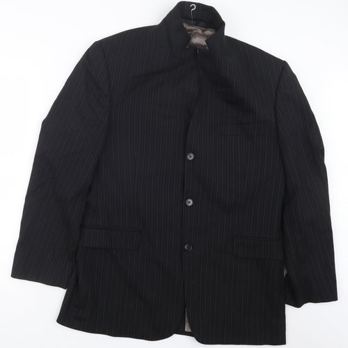 Marks and Spencer Mens Black   Jacket Suit Jacket Size 40