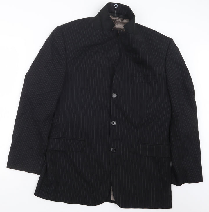 Marks and Spencer Mens Black   Jacket Suit Jacket Size 40