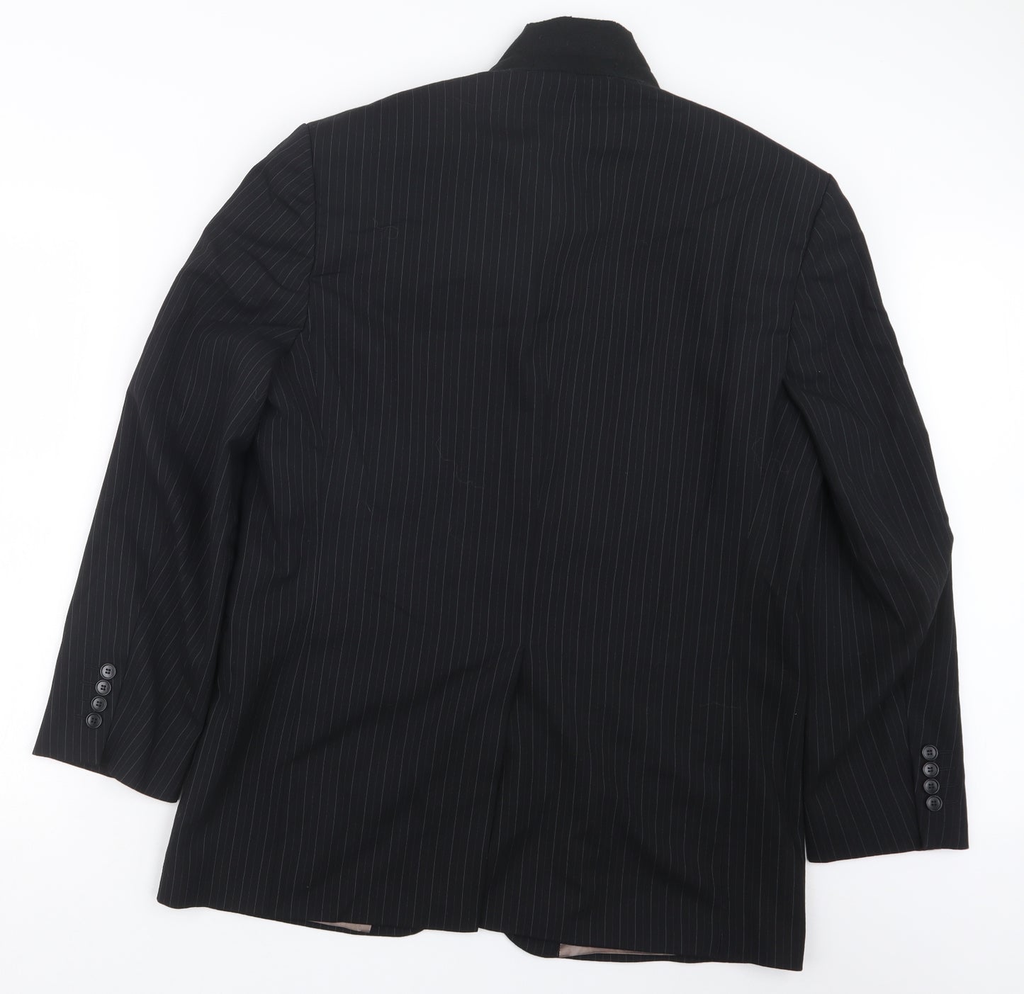 Marks and Spencer Mens Black   Jacket Suit Jacket Size 40
