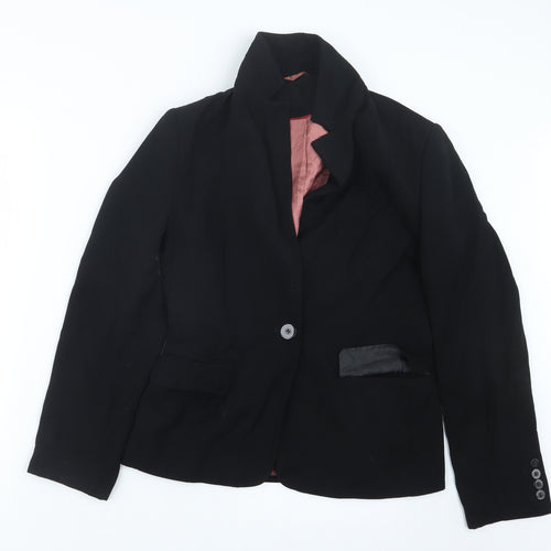 Preworn Womens Black   Jacket Blazer Size 10