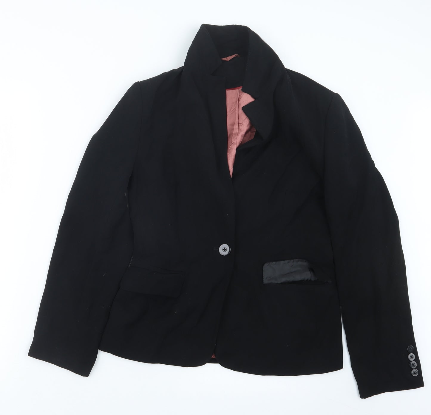 Preworn Womens Black   Jacket Blazer Size 10