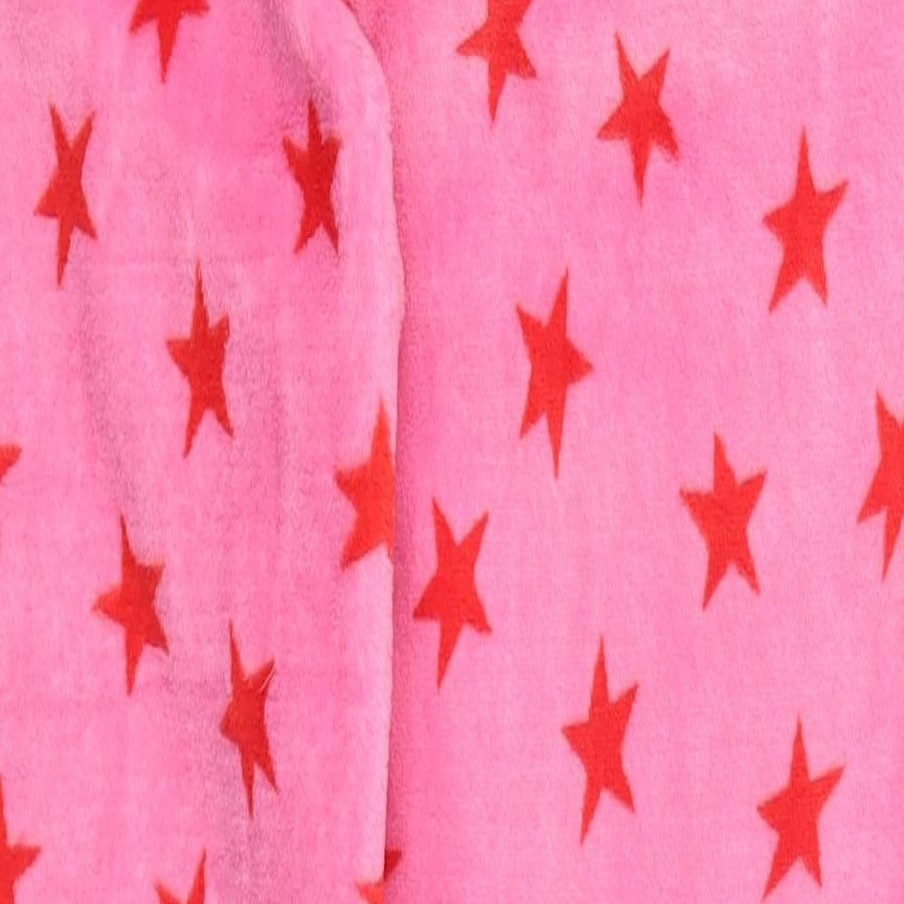 Preworn Girls Pink   Sweatpants Trousers Size 14-15 Years - Stars Pyjamas