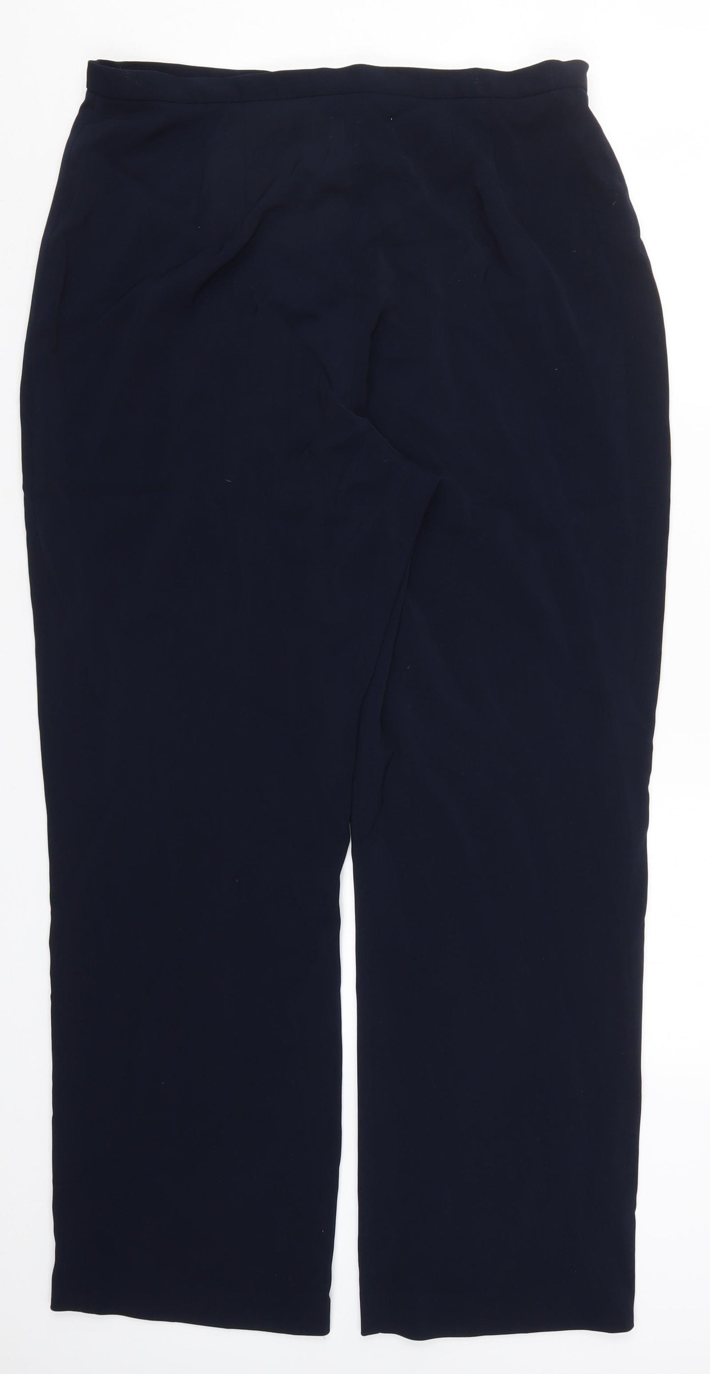 AMARANTO Womens Blue   Trousers  Size 18 L29 in