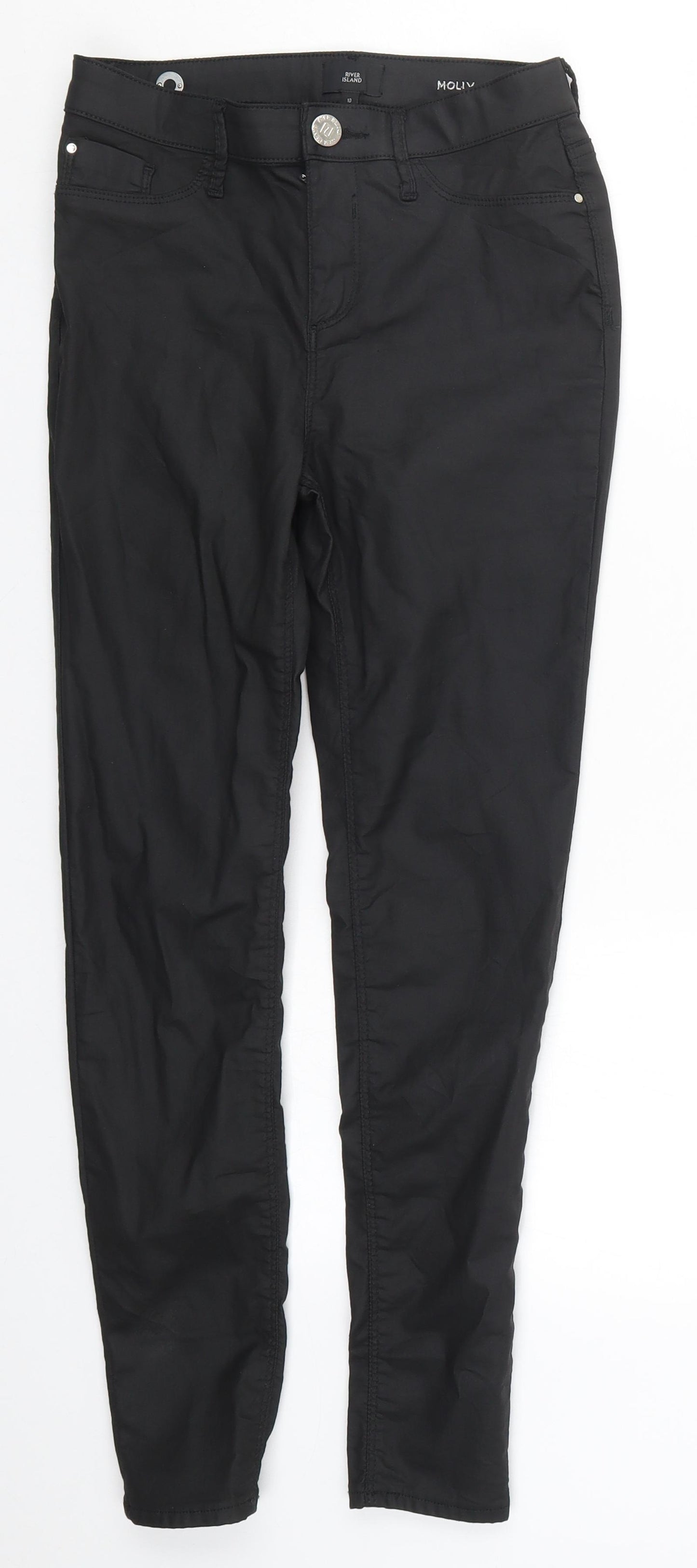 River Island Womens Black   Trousers  Size 10 L26 in