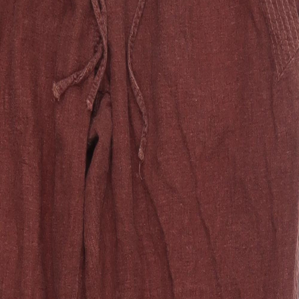 NEXT Womens Brown   Trousers  Size 10 L26 in