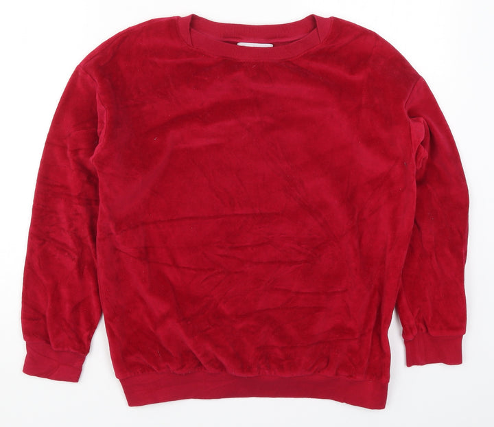 Red Herring Womens Red Pullover Sweatshirt Size S