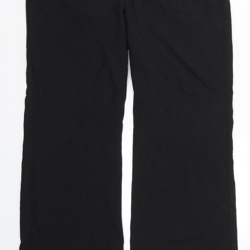 Woolworths Womens Black   Trousers  Size 10 L31 in