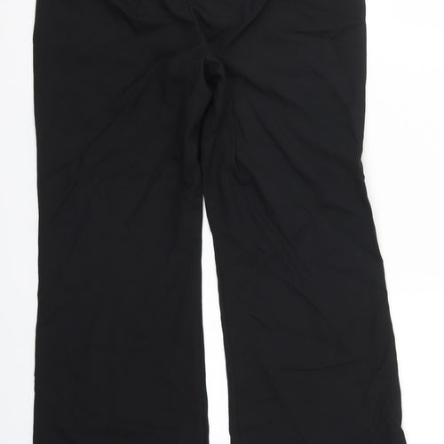 Woolworths Womens Black   Trousers  Size 10 L31 in