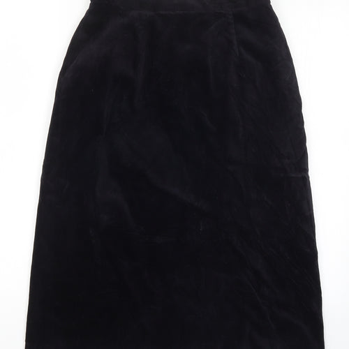 Preworn Womens Black   A-Line Skirt Size 14