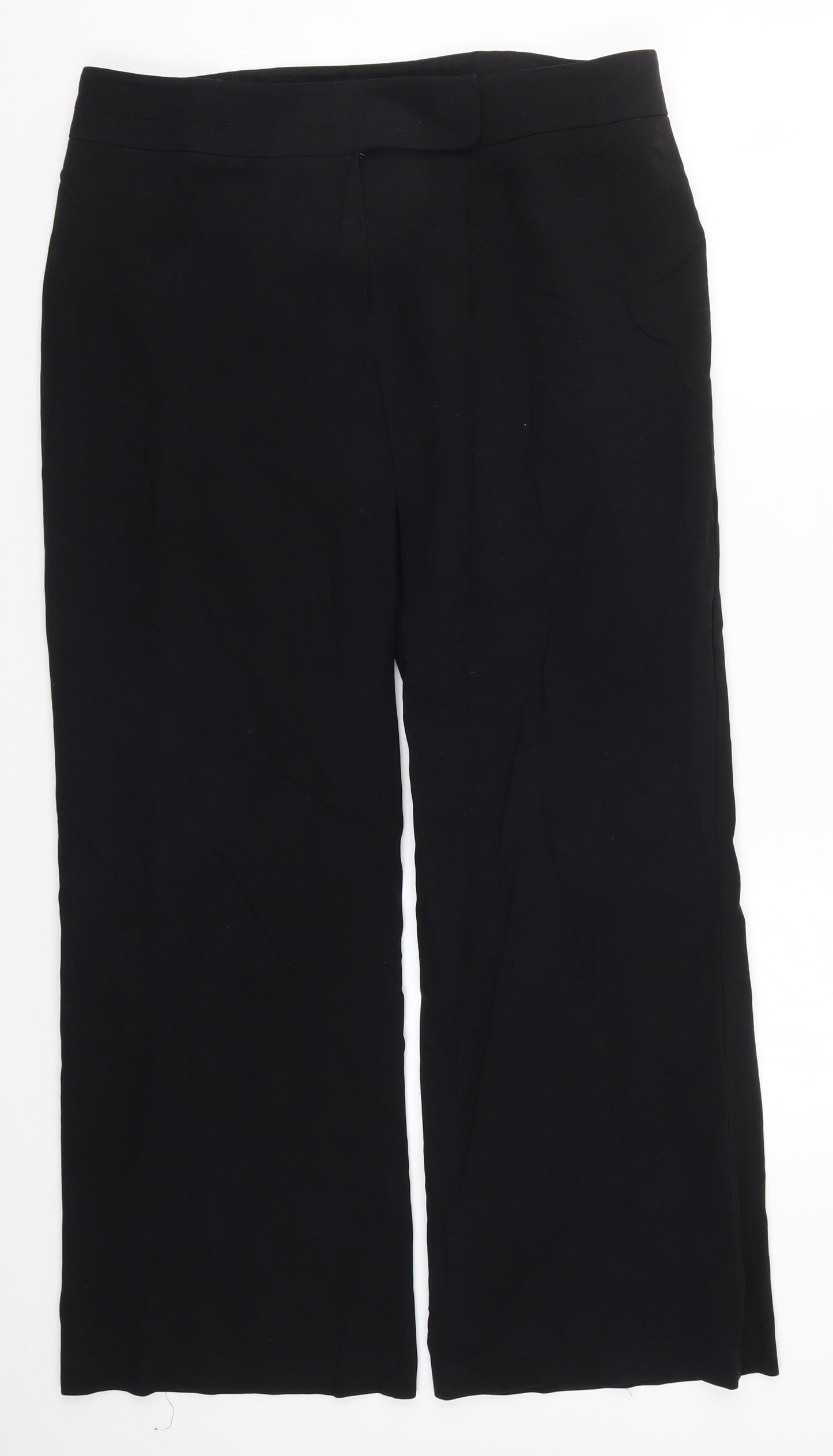 Marks and Spencer Womens Black   Trousers  Size 16 L29 in