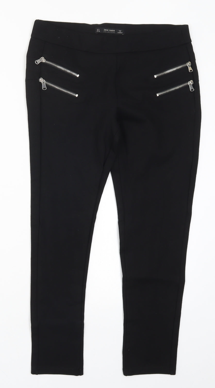 Zara Womens Black   Carrot Leggings Size L L23.5 in