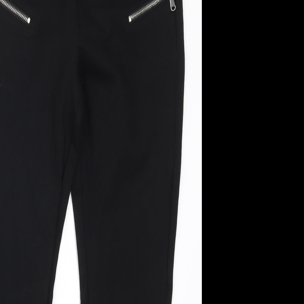 Zara Womens Black   Carrot Leggings Size L L23.5 in