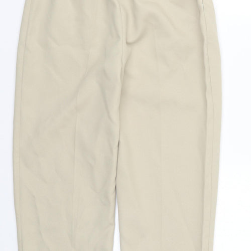 Slimma Womens Beige   Trousers  Size 12 L22.5 in