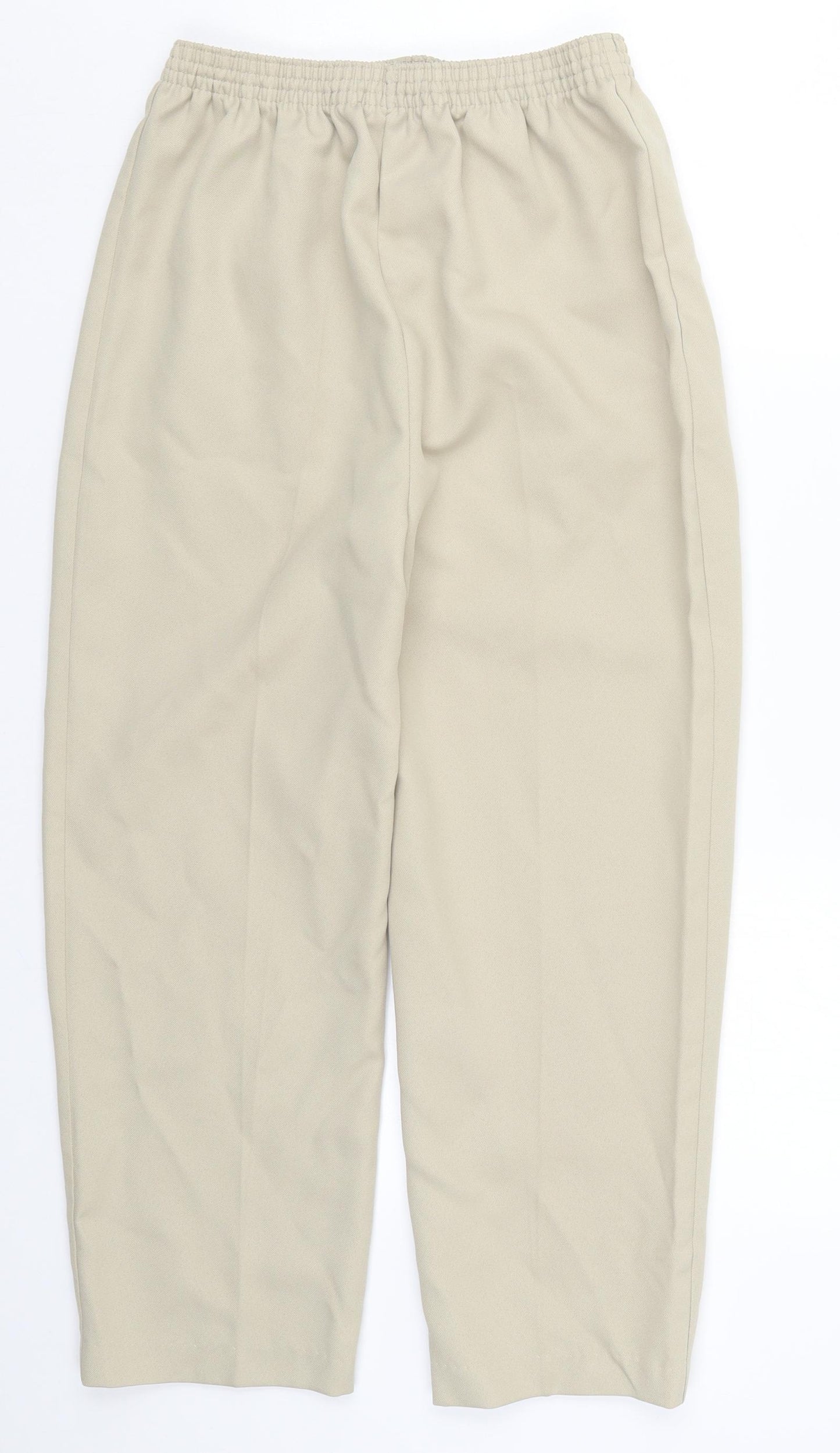 Slimma Womens Beige   Trousers  Size 12 L22.5 in